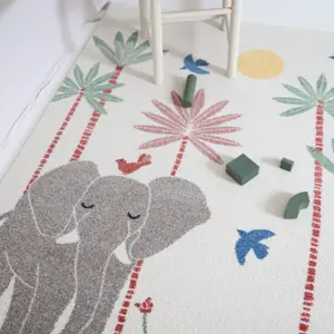 Tapis rectangulaire Mamalena (120 x 170 cm)