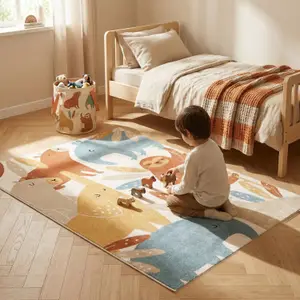 Tapis rectangulaire Jungle Sunrise (120 x 170 cm)