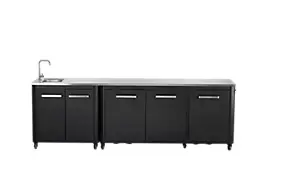 Cuisine extérieure modules 180 cm + évier 90 cm Cozze