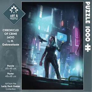 Puzzle 1000 pièces Art&Meeple - Chronicles of Crime 2400 by M. Gebreselassie