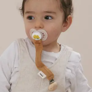 Attache tétine Comme un bonbon camel