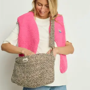 Sac à langer Mini Léopard beige