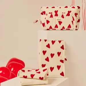 Lot de 2 langes Coeur (70x70 cm)