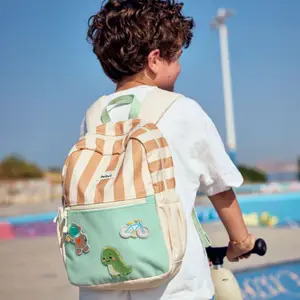 Sac à dos maternelle Kids Camel rayé