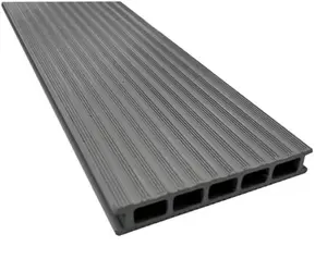 Lame de terrasse composite gris foncé - 3000 x 143 x 22 mm