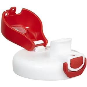 Grand capuchon pour gourde 360 ml blanc et rouge