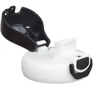 Grand capuchon pour gourde 360 ml blanc et noir