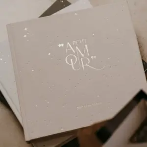 Livre de naissance Petit Amour Beige