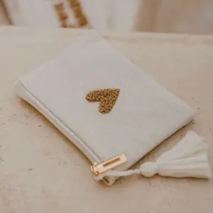 Porte-monnaie Love beige