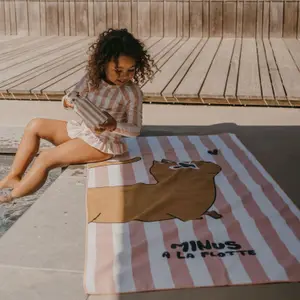 Serviette de plage Minus Chat (70x140 cm)
