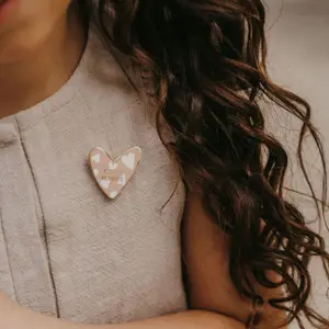 Pin's cœur rose Cœur Tendre