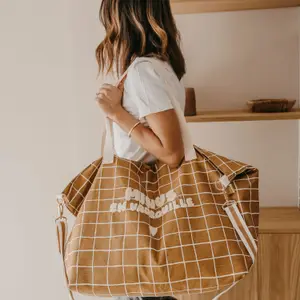 Grand sac XL Minus en vadrouille motif Square