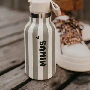 Gourde stripe vert-de-gris (350 ml)
