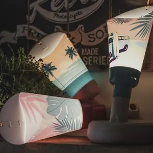 Coffret lampe nomade 5 en 1 - Tropical Mood - Rose poudré