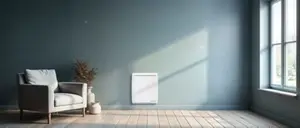 Radiateur à inertie sèche 1000 W blanc avec pilotage mobile GALA