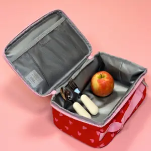 Lunch bag isotherme Cœurs Roses (3,3 L)