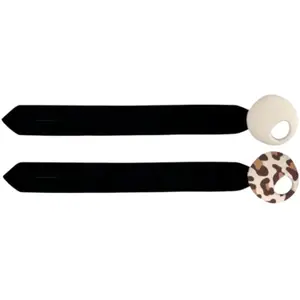 Attache-tétine Pebble Black Sand
