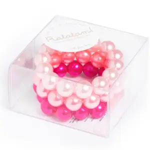 Set bracelets perles Rose