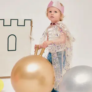 Cape de fée brodée multicolore (4-10 ans)