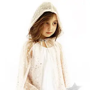 Cape de fée Rose à étoiles (4-10 ans)