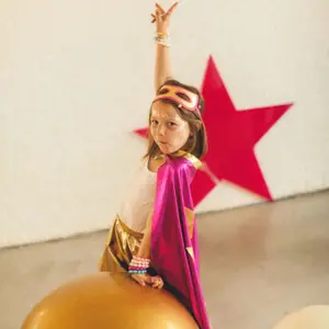 Set de supergirl Rose (4-10 ans)