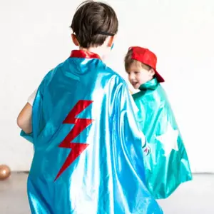 Set de superhero Bleu (4-10 ans)