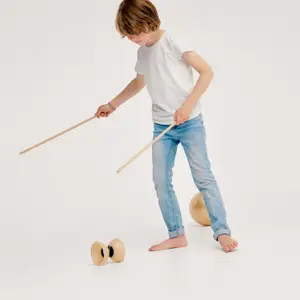 Diabolo beige pailleté