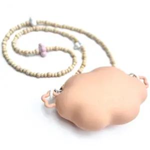 Sac bandoulière nuage anse bijoux Corail