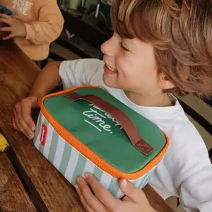 Lunch bag isotherme Green Stripes (3 L)