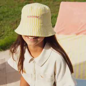 Bob enfant Sunshine large rayure jaune (3-6 ans)