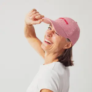 Casquette adulte Marinière Super Mamie rouge (tour de tête 56-61 cm)