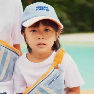 Casquette enfant Summer Forever Eponge bleu et orange (3-6 ans)