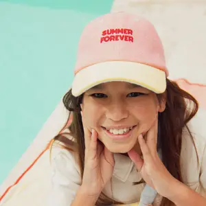 Casquette enfant Summer Forever Eponge rose et jaune (3-6 ans)
