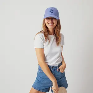 Casquette adulte High Five denim bleu (tour de tête 56-61 cm)