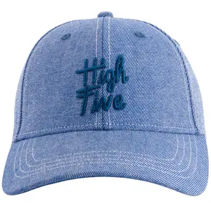 Casquette enfant High Five denim bleu (9-24 mois)