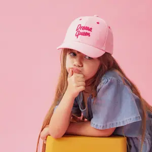 Casquette enfant Drama Queen denim rose (3-6 ans)