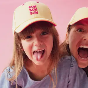 Casquette enfant Sun Sun Sun jaune (3-6 ans)