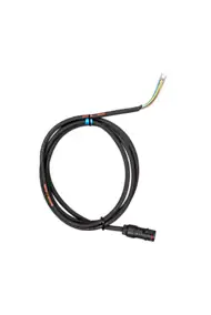 Pack raccordement E6 câble noir 3000W pour panneau solaire Ultrawatt
