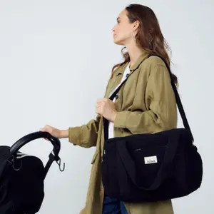Sac à langer à anses noir réglisse Comme un bonbon