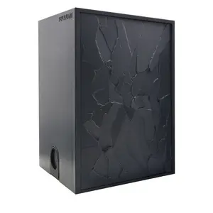 Deck Box Format 100+ Cracked Black - Repliquant