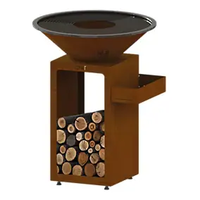 Huilier b.b.o pro pour brasero Ø 78/88 cm cognac Oyat