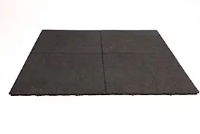 Dalle confort en caoutchouc recyclé L.100 x l.100 x ép.2.5 cm Creagreen