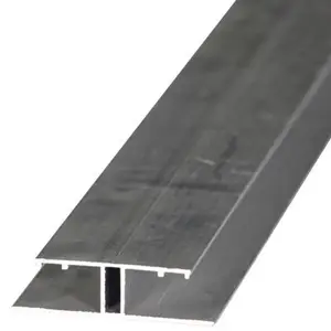 Profil de jonction aluminium gris 3 m pour plaques 16 mm robuste