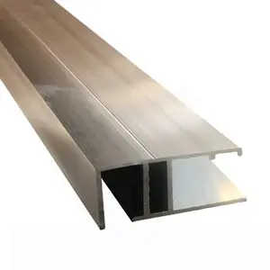 Profil bordure aluminium gris 300 cm Ep.16 mm robuste