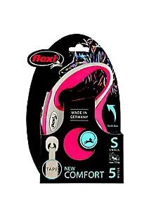 Laisse à enrouleur Flexi S L.5 m rouge pastel