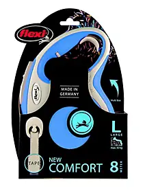 Laisse à enrouleur Flexi L L.8 m bleu pastel