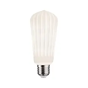 Ampoule LED lampion blanc Edison E27 400lm blanc chaud 4.3W Paulmann