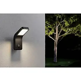 Applique extérieure LED avec détecteur de mouvement anthracite 9 W IP44 Paulmann Kulma