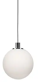 Abat-jour pour suspension sphère en verre opale Ø30cm URail 2Easy Alari Paulmann