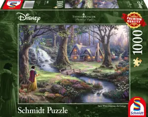 Puzzle 1000 pièces Disney - Kinkade : Blanche-Neige